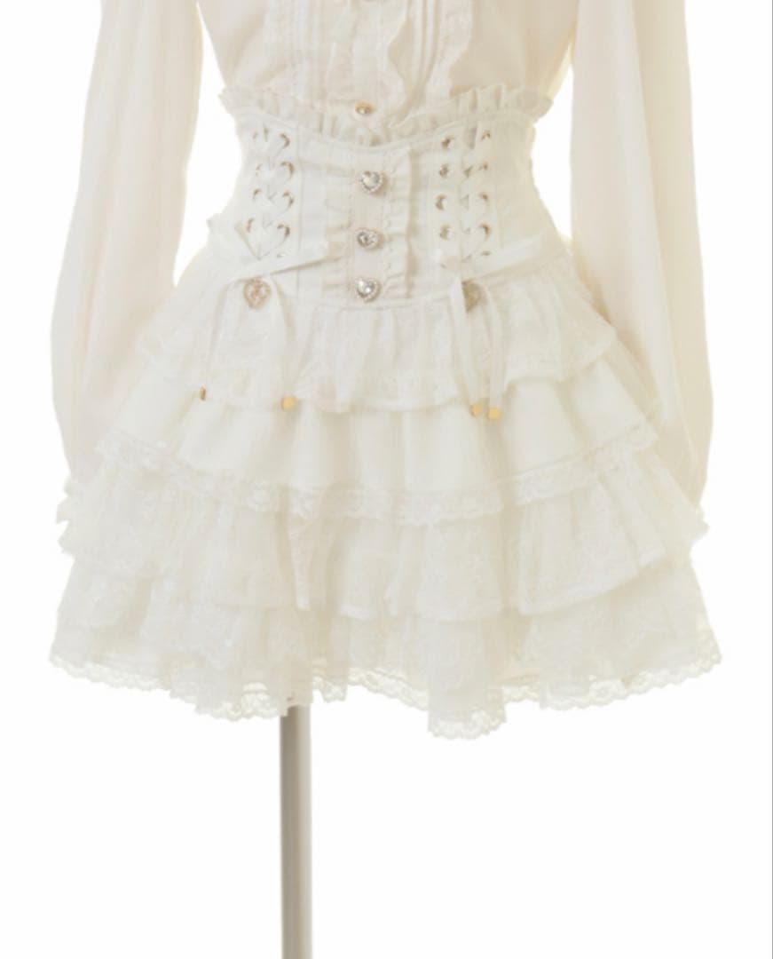 LISLISA リズリサ ティアードフリルスカパン