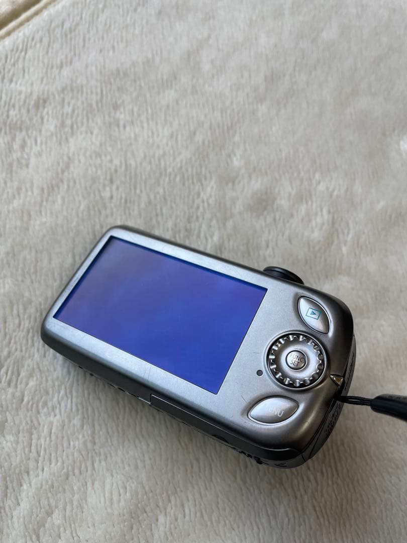 Canon IXY 510IS ブルー　オールドカメラ　オールドコンデジ