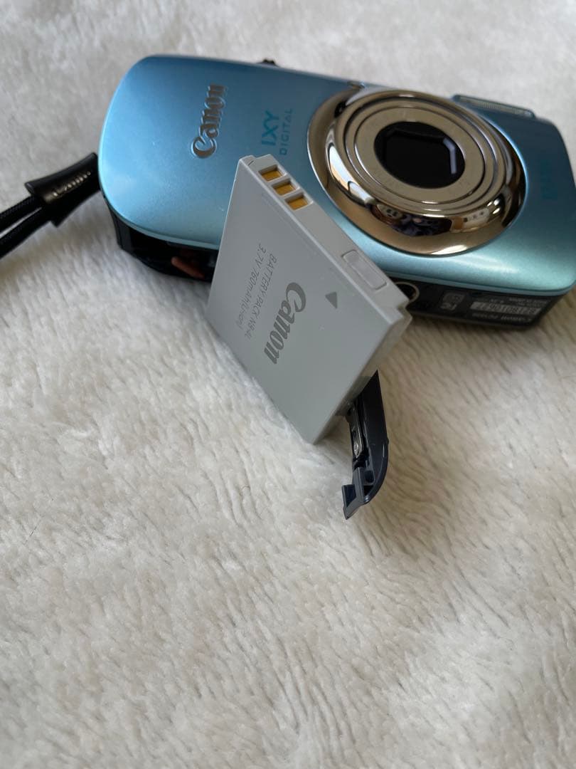 Canon IXY 510IS ブルー　オールドカメラ　オールドコンデジ