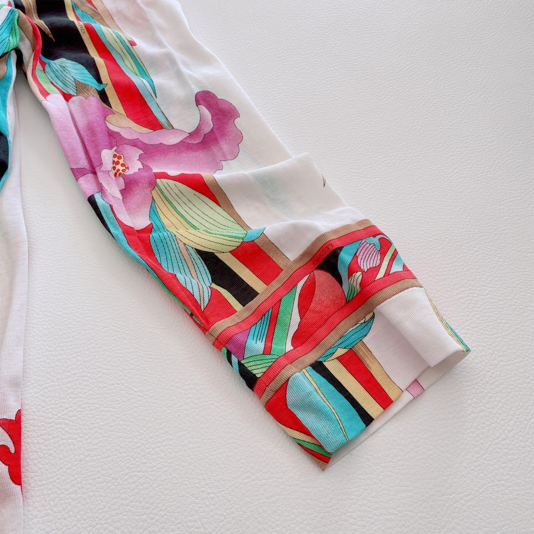 もりごん様✨ LEONARD レオナール　チュニック　ワンピース　花柄　トリム