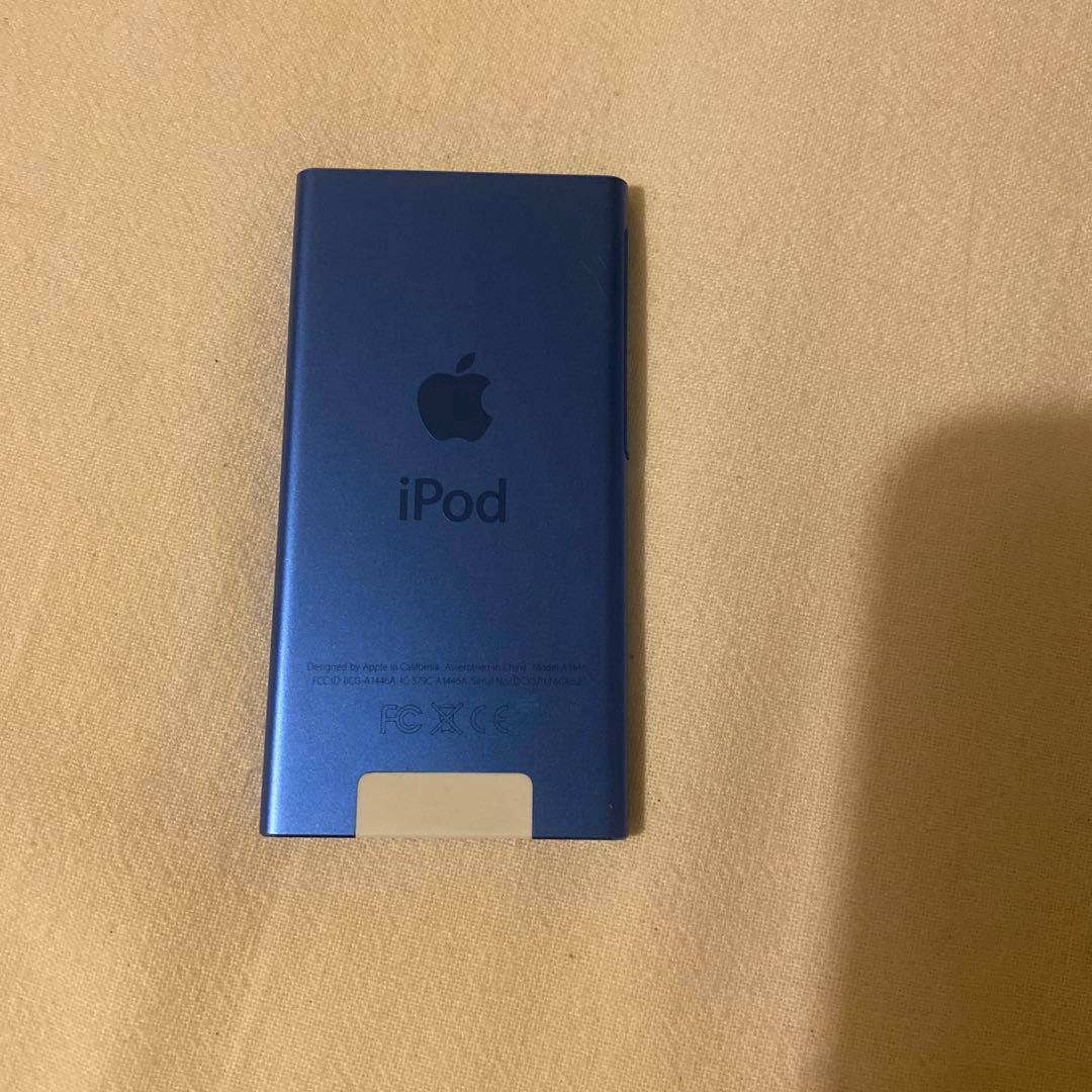 Apple iPod nano　ブルー　第7世代 ポータブルプレイヤー