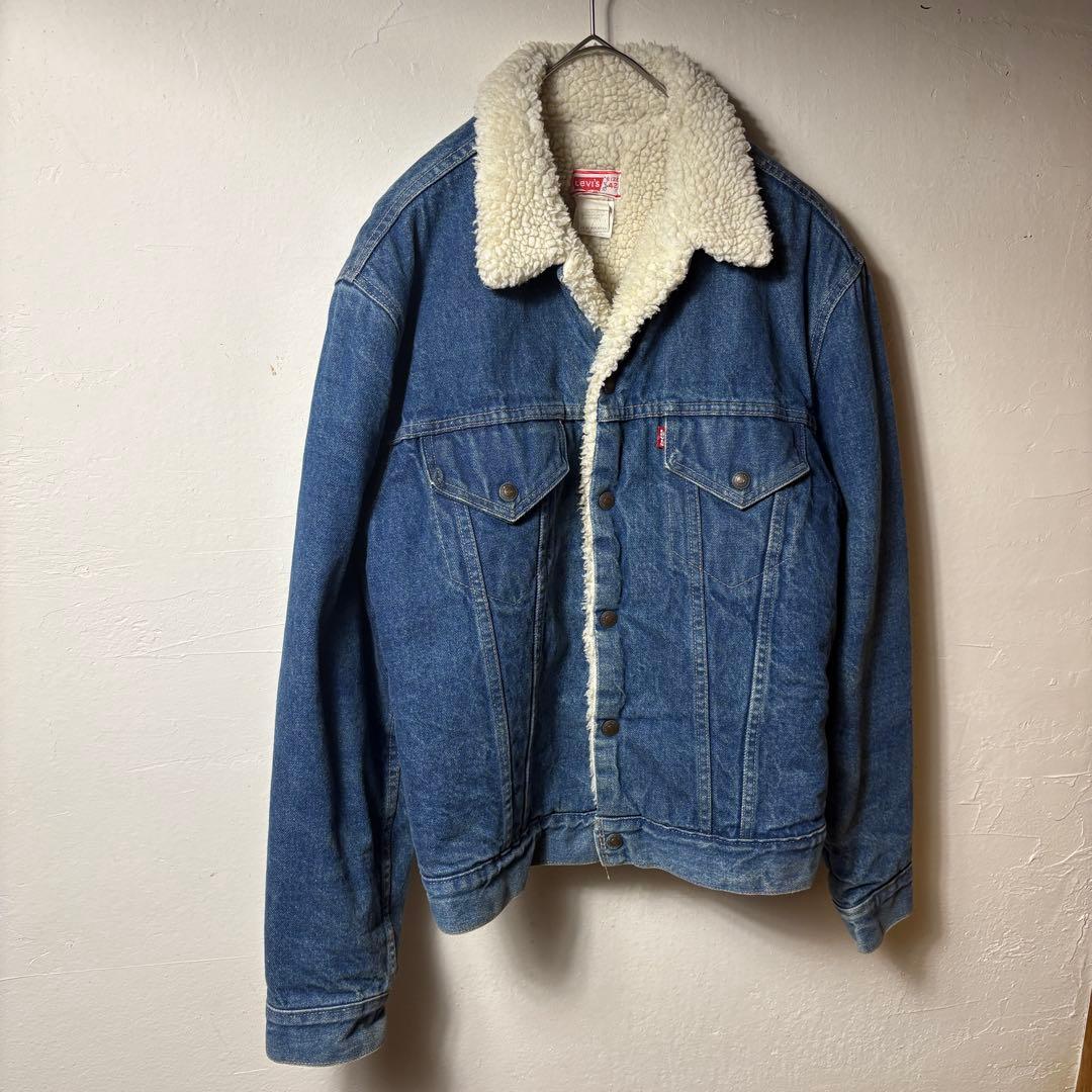 Levi’s　ボアジャケット　デニム　70605　70s　USA製　古着