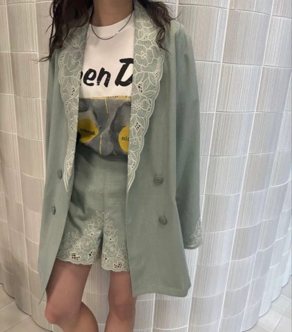 s*s様 Ameri MEDI LACE EMBROIDERY COLLAR J