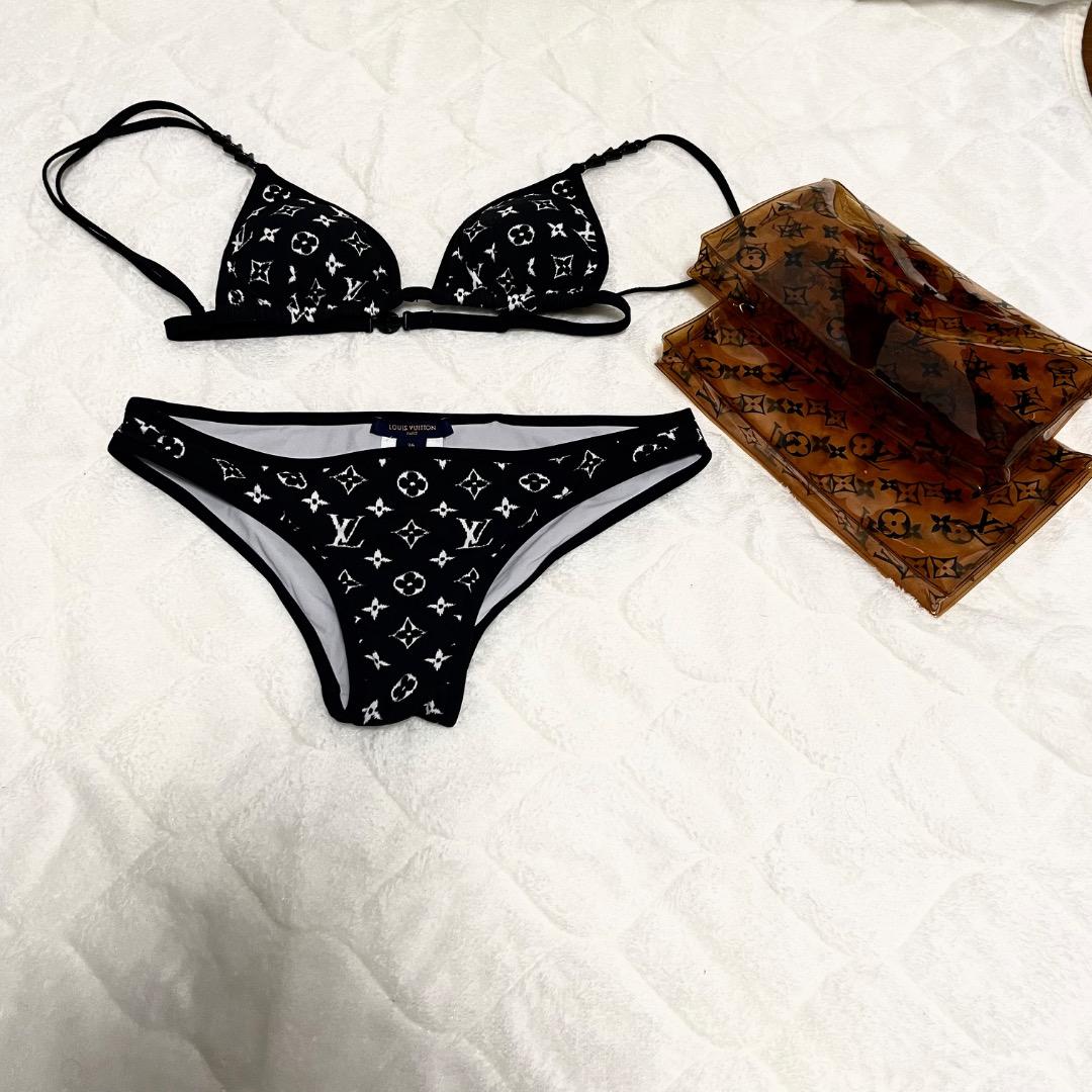 【美品】Louis Vuitton ブラック ビキニ ケース付