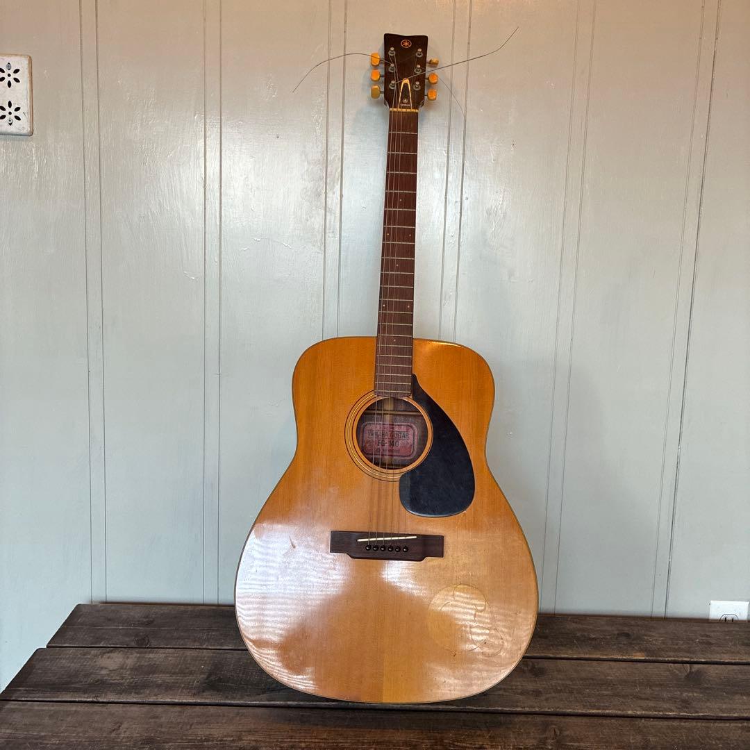 ヤマハ FG140 赤ラベル 8桁シリアル YAMAHAロゴ ジャパンビンテージ