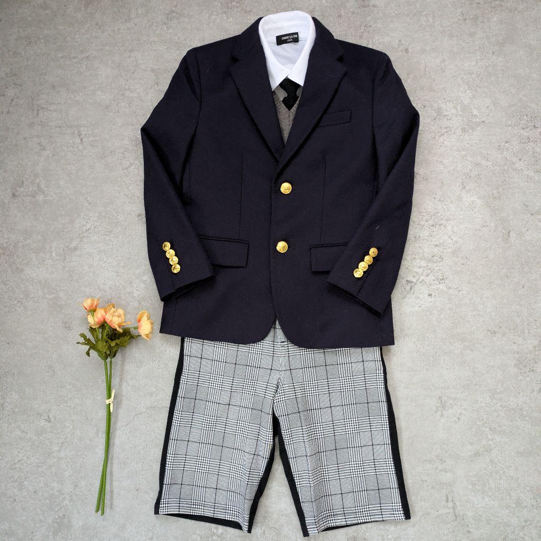 Polo Ralph Lauren 紺ブレ　×　コムサセットup　 130cm