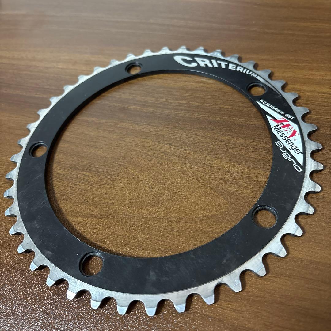 送料込み　CRITERIUM ZEN Messenger チェーンリング 43T