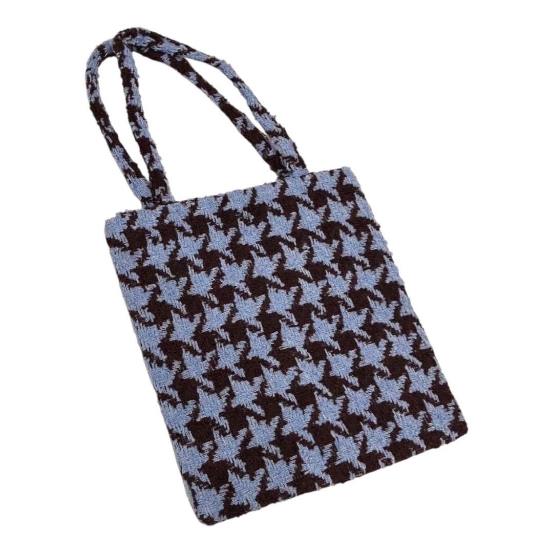 k*a様 【新品未使用】 CHANEL 千鳥格子 ブラック スパンコール トート