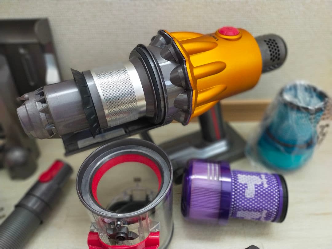 ダイソン V12 Detect（SV30）【分解洗浄】BT✕2個、フィルター✕2
