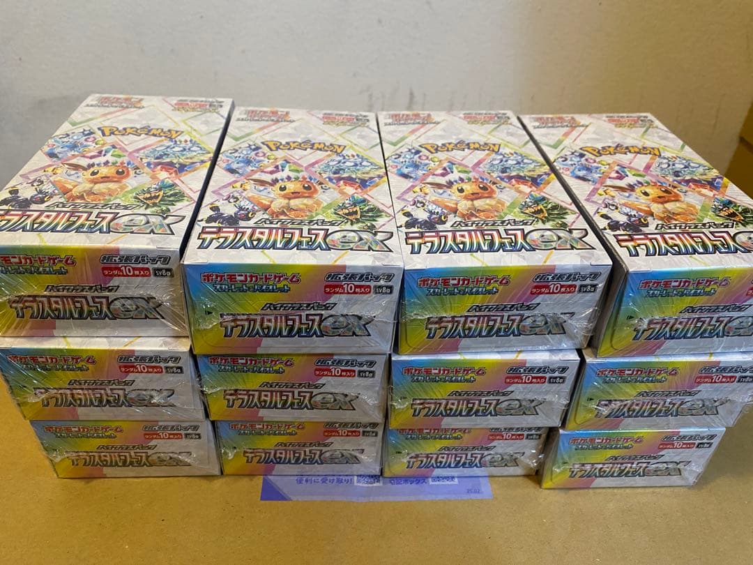 ポケモンカード テラスタルフェスex シュリンク付き 12BOX