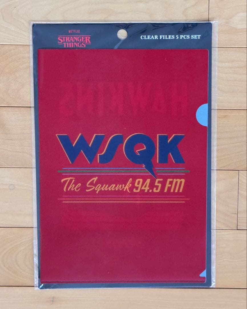 ストレンジャーシングス　ニコアンド　コラボパーカースウェット（クリアファイル付）