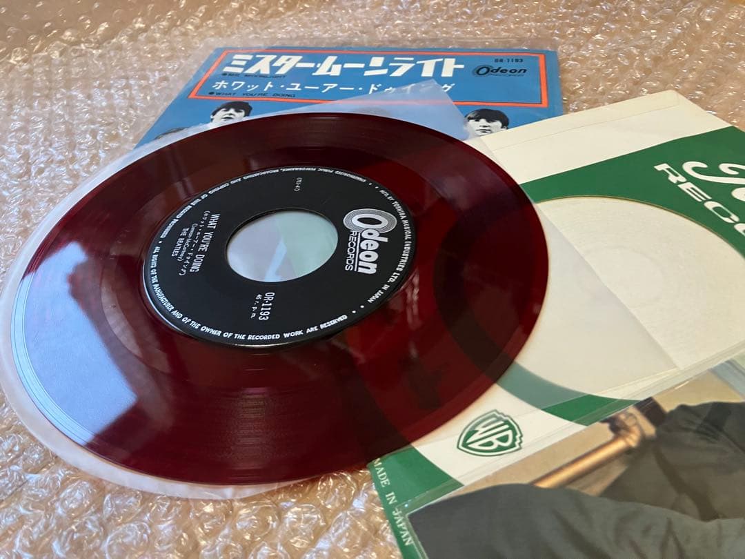 ダブルニアミント赤盤　稀少平たい赤盤　ムーンライト　ひとりぼっちのあいつ