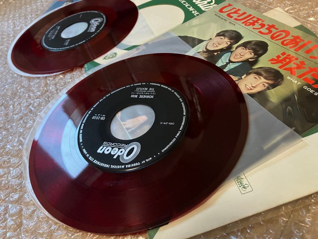 ダブルニアミント赤盤　稀少平たい赤盤　ムーンライト　ひとりぼっちのあいつ