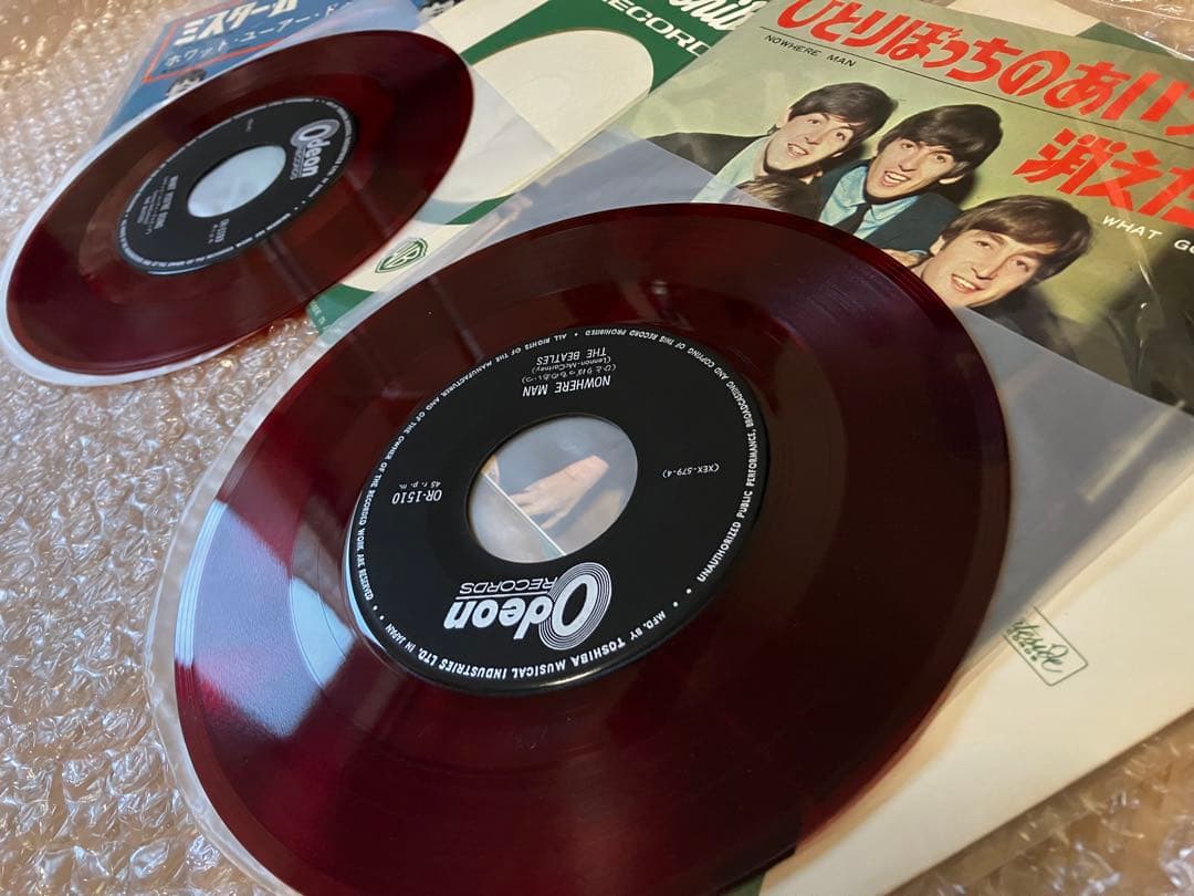 ダブルニアミント赤盤　稀少平たい赤盤　ムーンライト　ひとりぼっちのあいつ