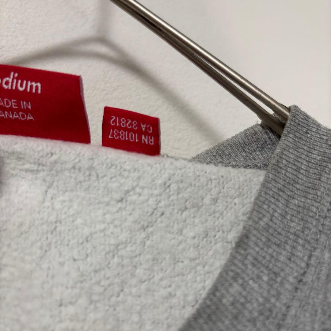 人気✨Supreme スウェット　トレーナー　Sロゴ　ワンポイント　M グレー