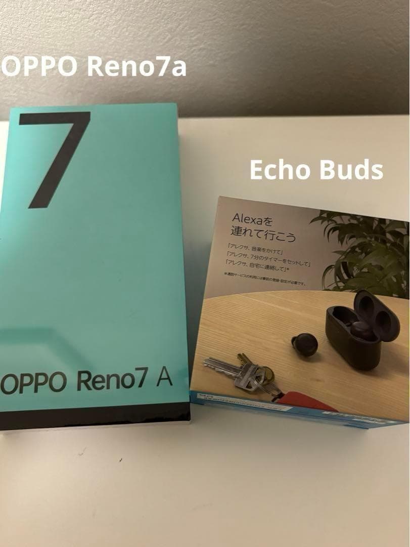 OPPO Reno7 A ブルー 128 GB SIMフリー+Echo Buds