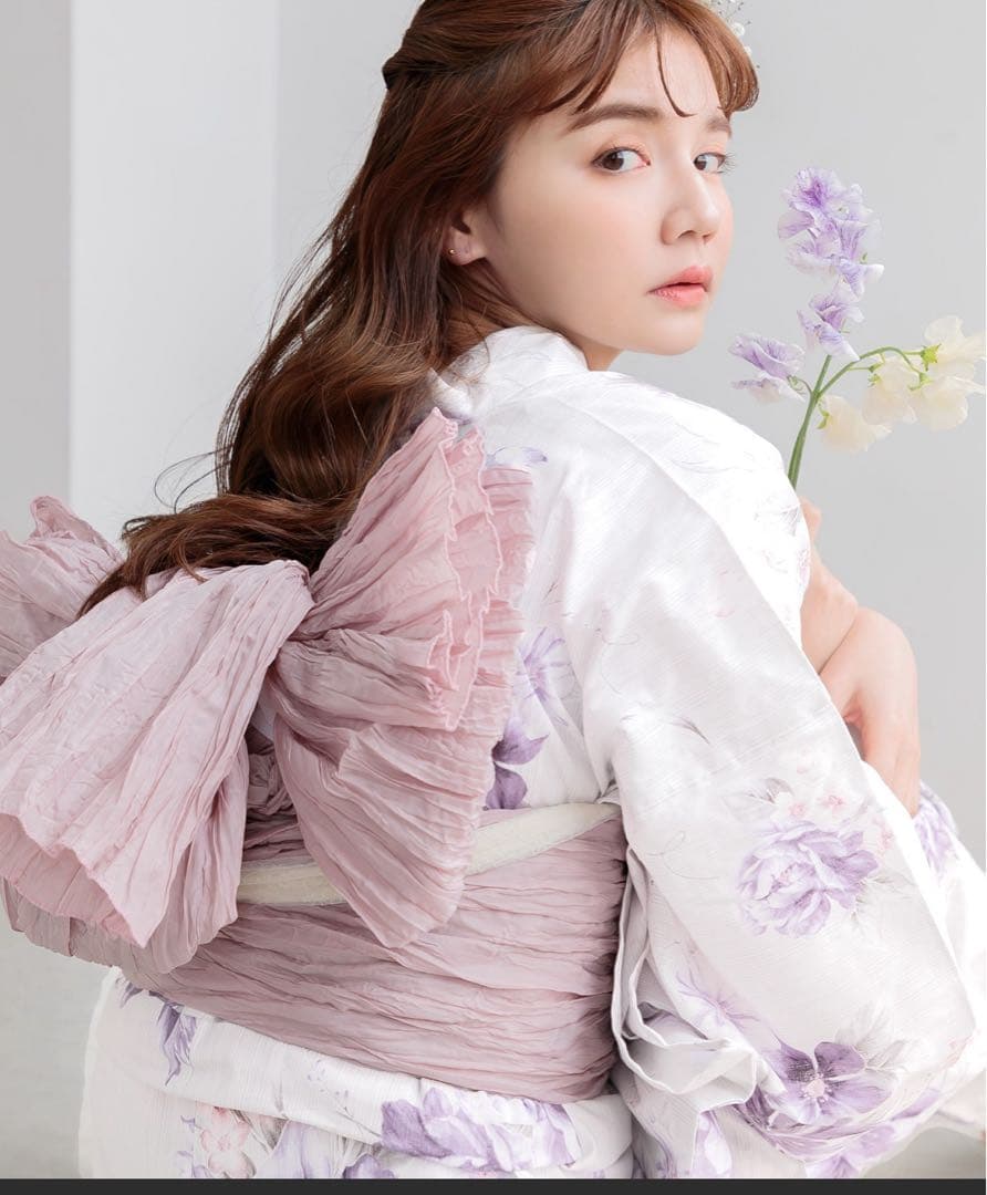 Dita 浴衣 はんなり月下美人 浴衣 帯