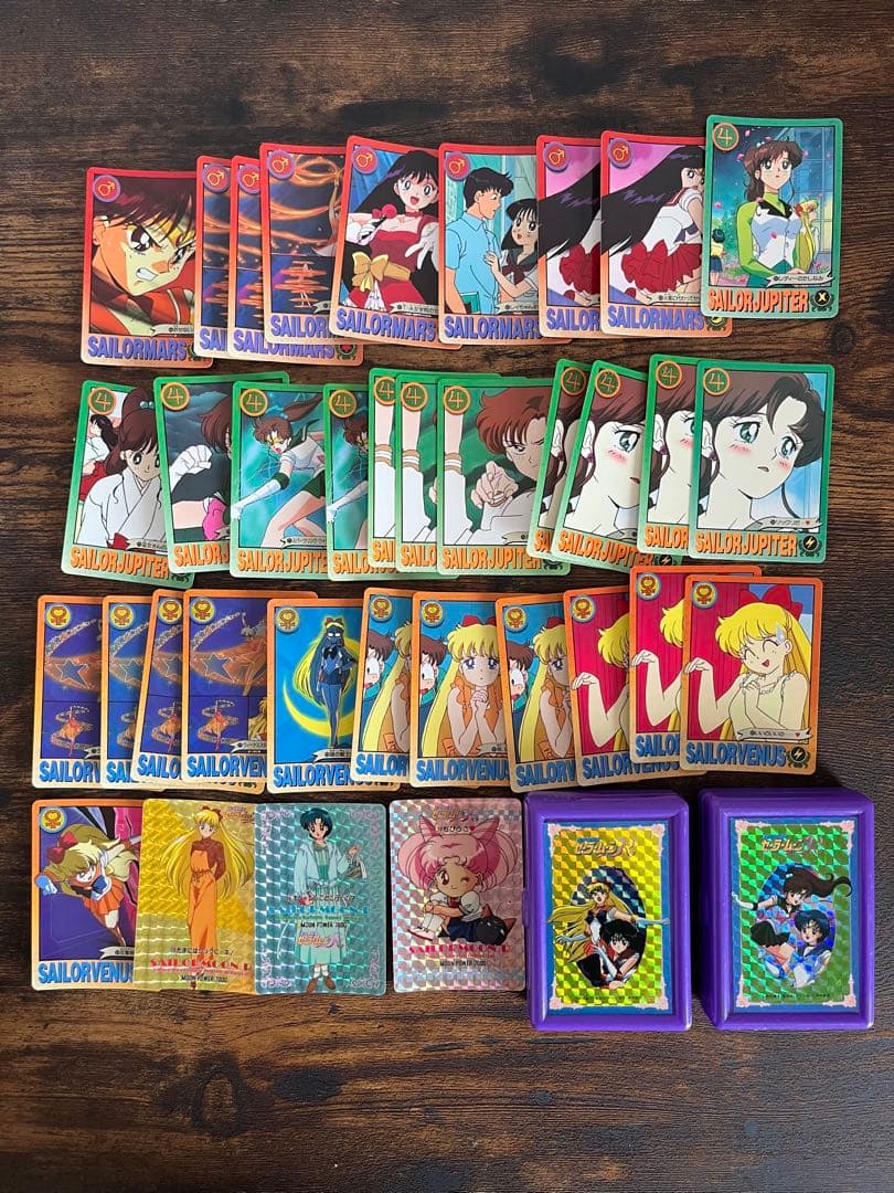 セーラームーン キラカード＆シール システムファイル付き