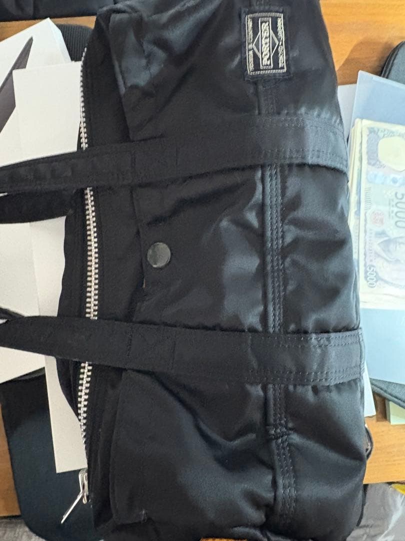 PORTER ブラック ドラムバッグとミニショルダーの2点セット