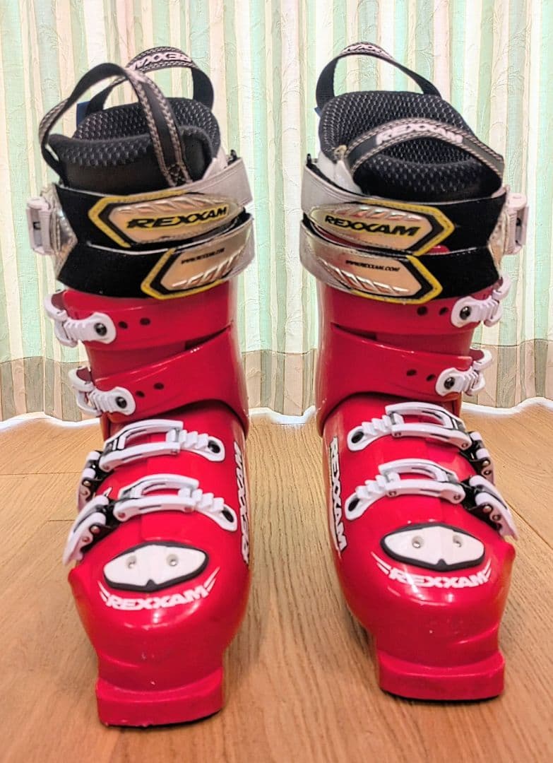 REXXAM F-110 レッド スキー靴