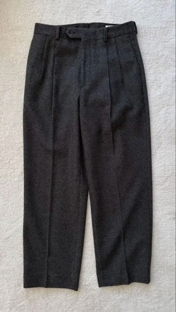 パンツ COTTON CASHMERE WOOL TWEED SLACKS