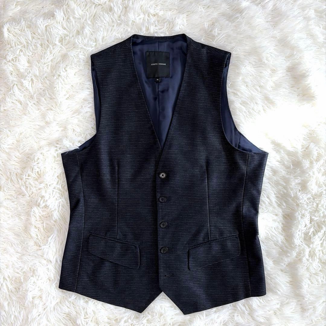 ⭐︎極美品⭐︎ジョゼフオム　ネイビー　3ピース　スーツ　サイズM ボーダーストライプ