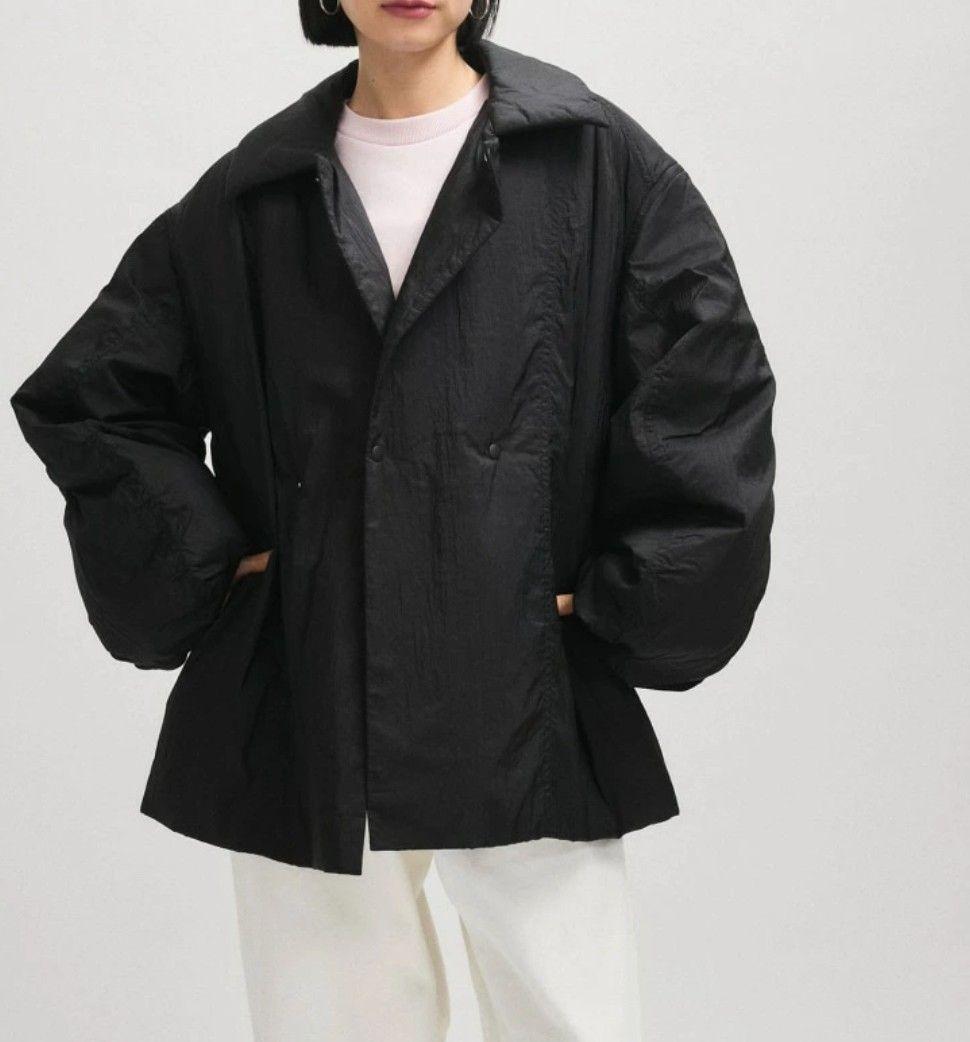 アダムエロペ　パテットステンカラーブルゾン　ブラック