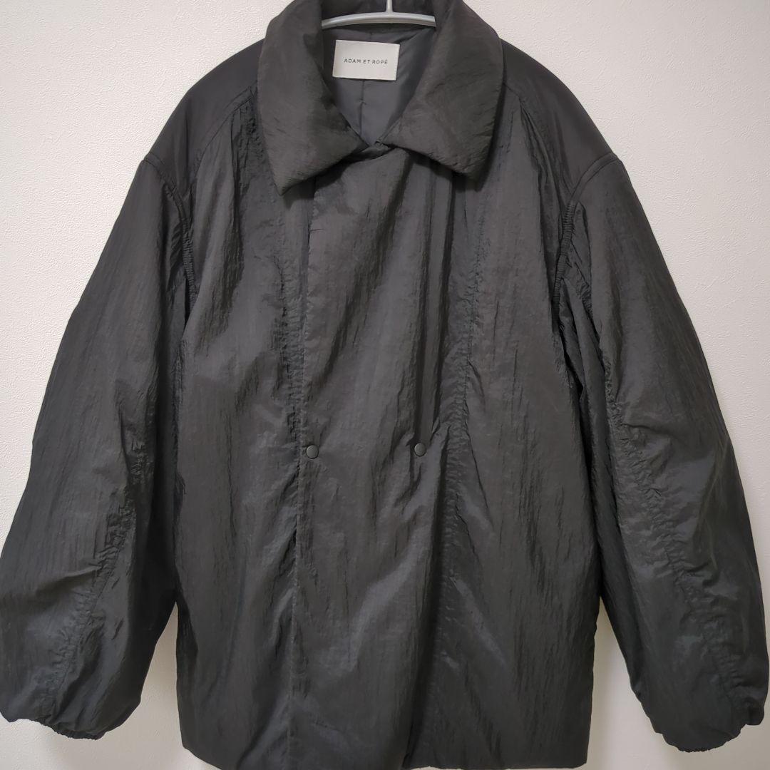 アダムエロペ　パテットステンカラーブルゾン　ブラック