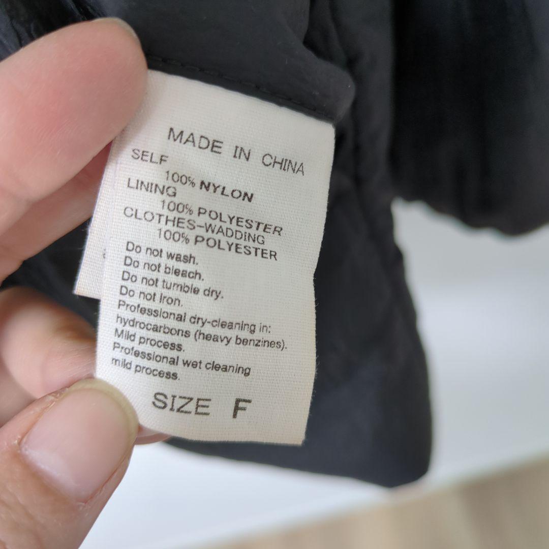 アダムエロペ　パテットステンカラーブルゾン　ブラック