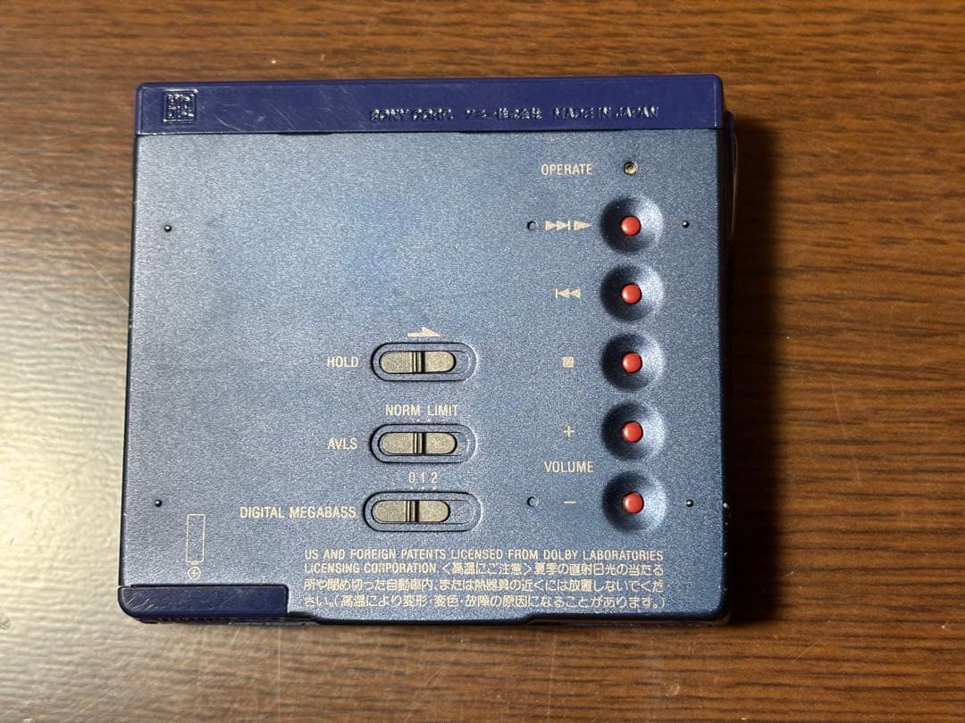 SONY MDウォークマン MZ-E7W BOSS仕様 傷あり 読み込み確認済み