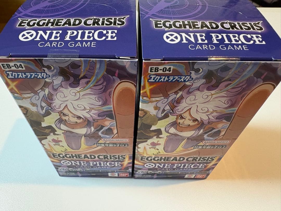 エッグヘッドクライシス　テープ付き2BOX ワンピースカード
