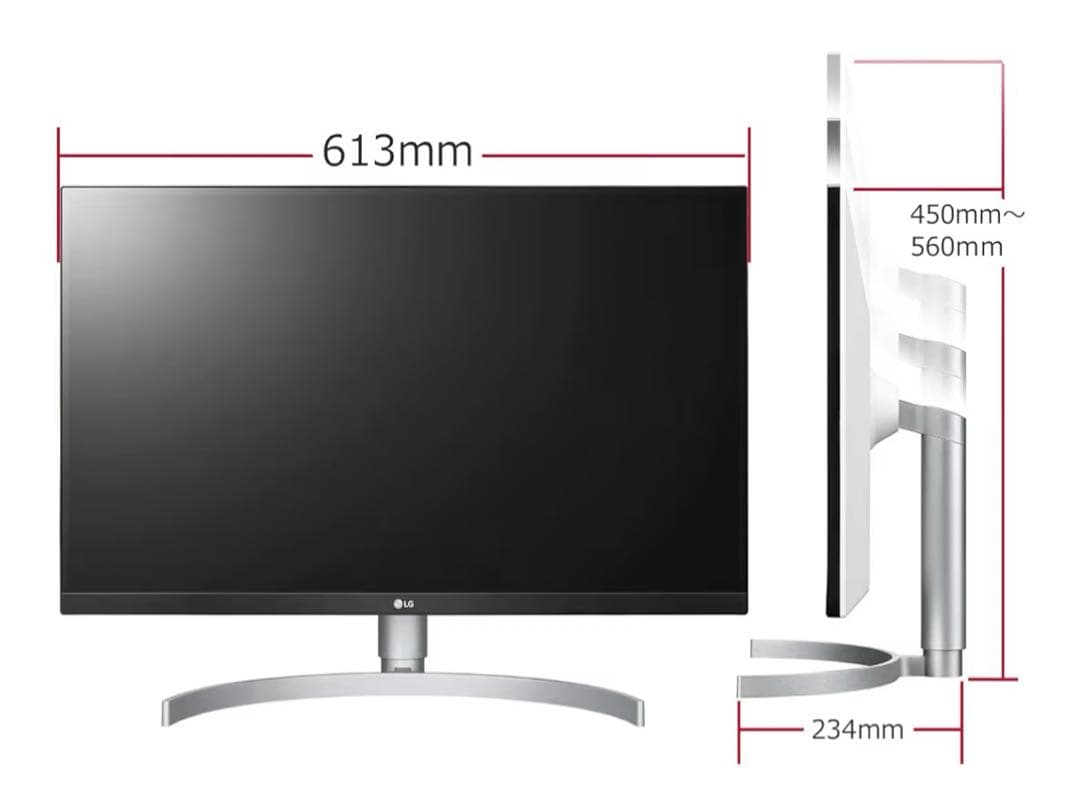 【新品未使用】LG モニター ディスプレイ 27UK850-W 27インチ