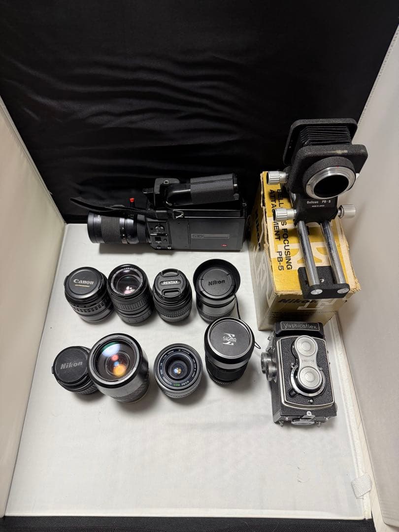 カメラ本体、レンズ、その他機材まとめ