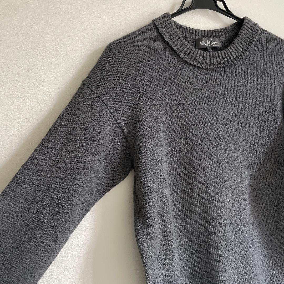 専用ロロピアーナ×藤原ヒロシコットンニットセーターグレーS
