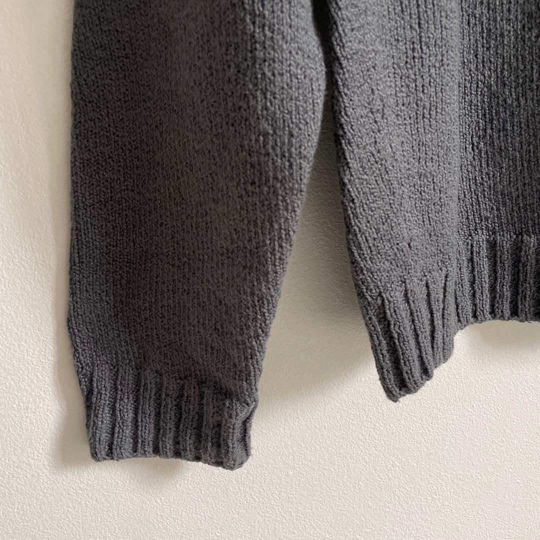 専用ロロピアーナ×藤原ヒロシコットンニットセーターグレーS