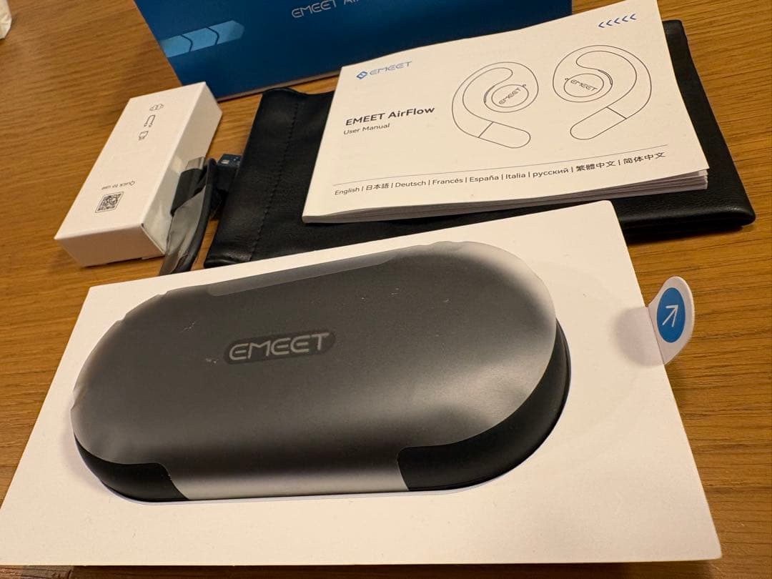 【未使用】Zoom認証版 EMEET AirFlow ワイヤレスイヤホン