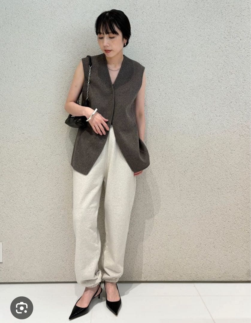 【1度着用、美品】Plage ハミルトン　ミニマル　ベスト　グレー　完売品