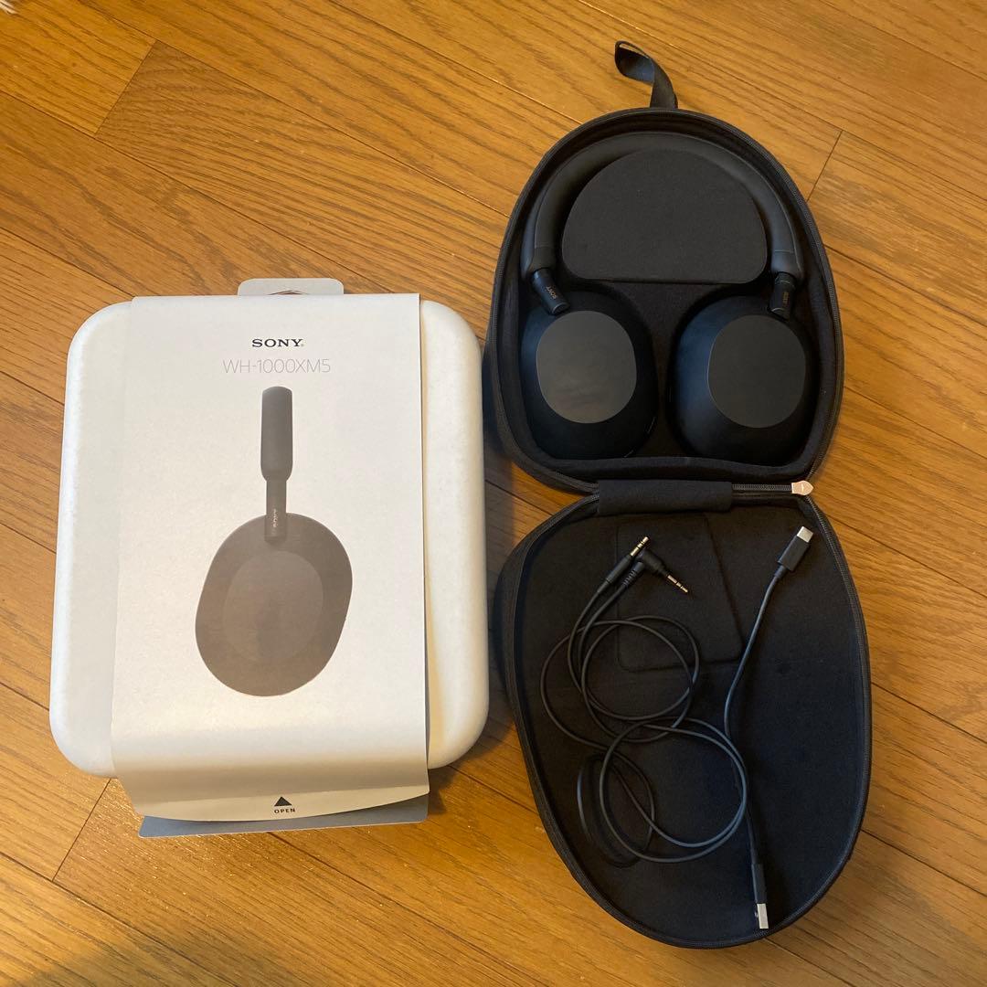 WH-1000XM5 ブラック【箱あり】【付属品全てあり】
