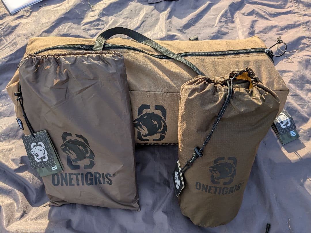 【美品】onetigris CONIFER TC　インナーテント＆グランドシート