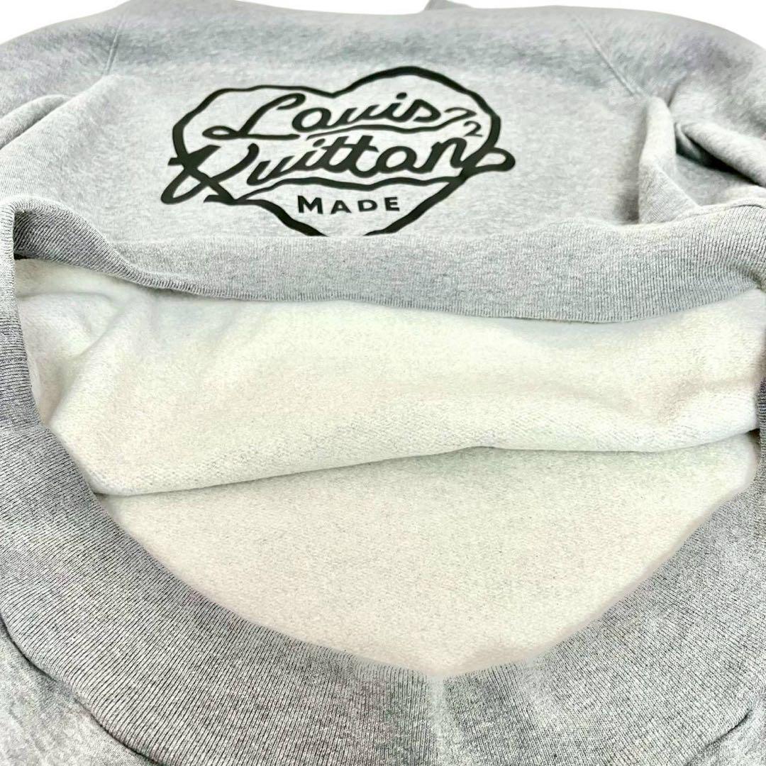 ルイヴィトン NIGO ハートロゴ トレーナー 5L パーカー スウェットグレー