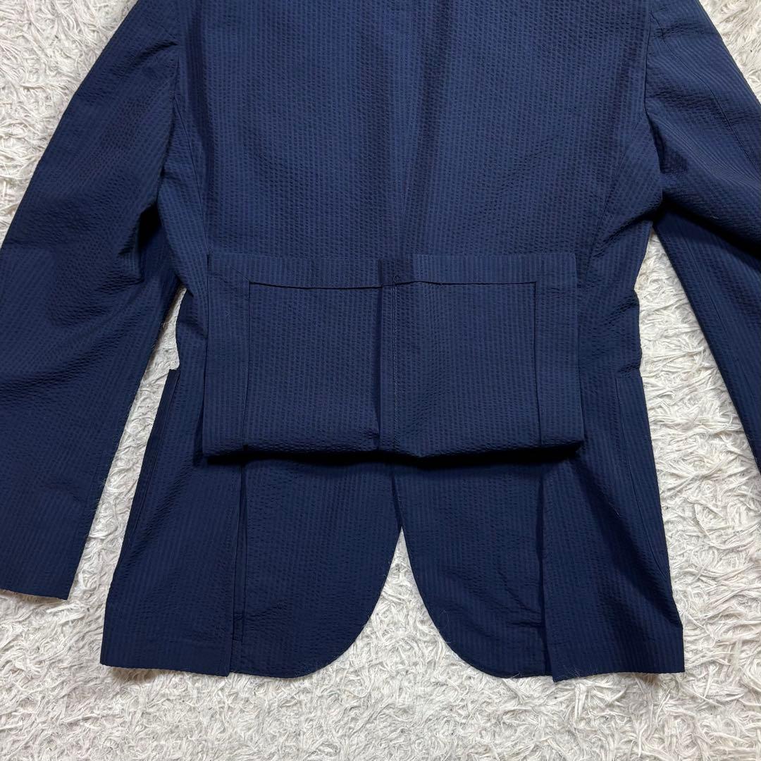 すだち様　BEAMS F テーラードジャケット　アンコン　シアサッカー　シルク混