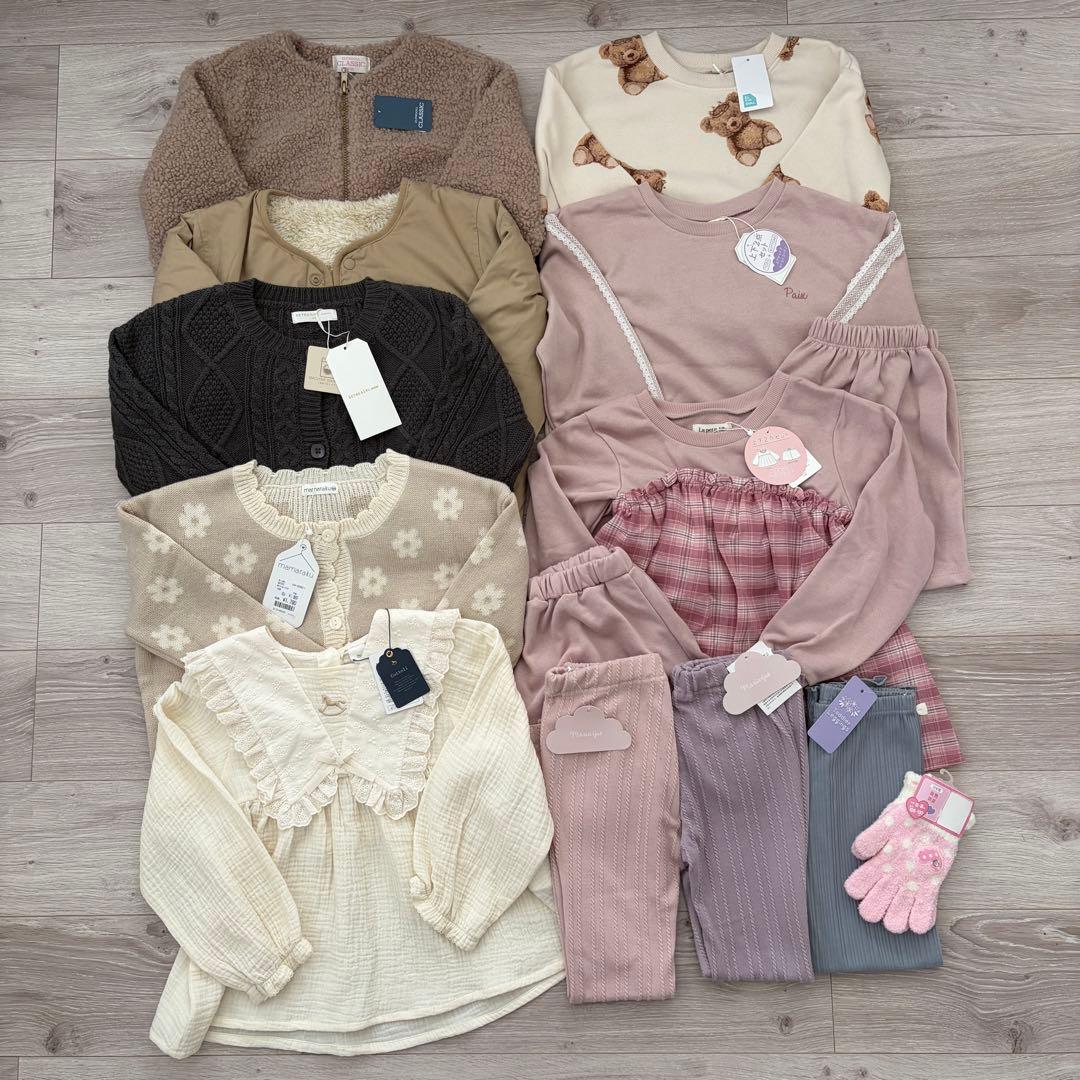 新品 女の子 秋 冬 まとめ売り 120 130