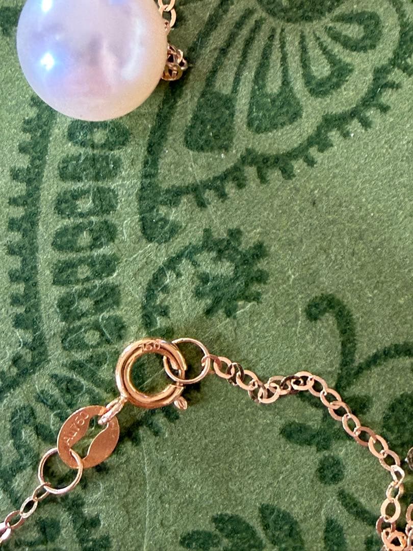 18k海水あこや真珠ネックレス