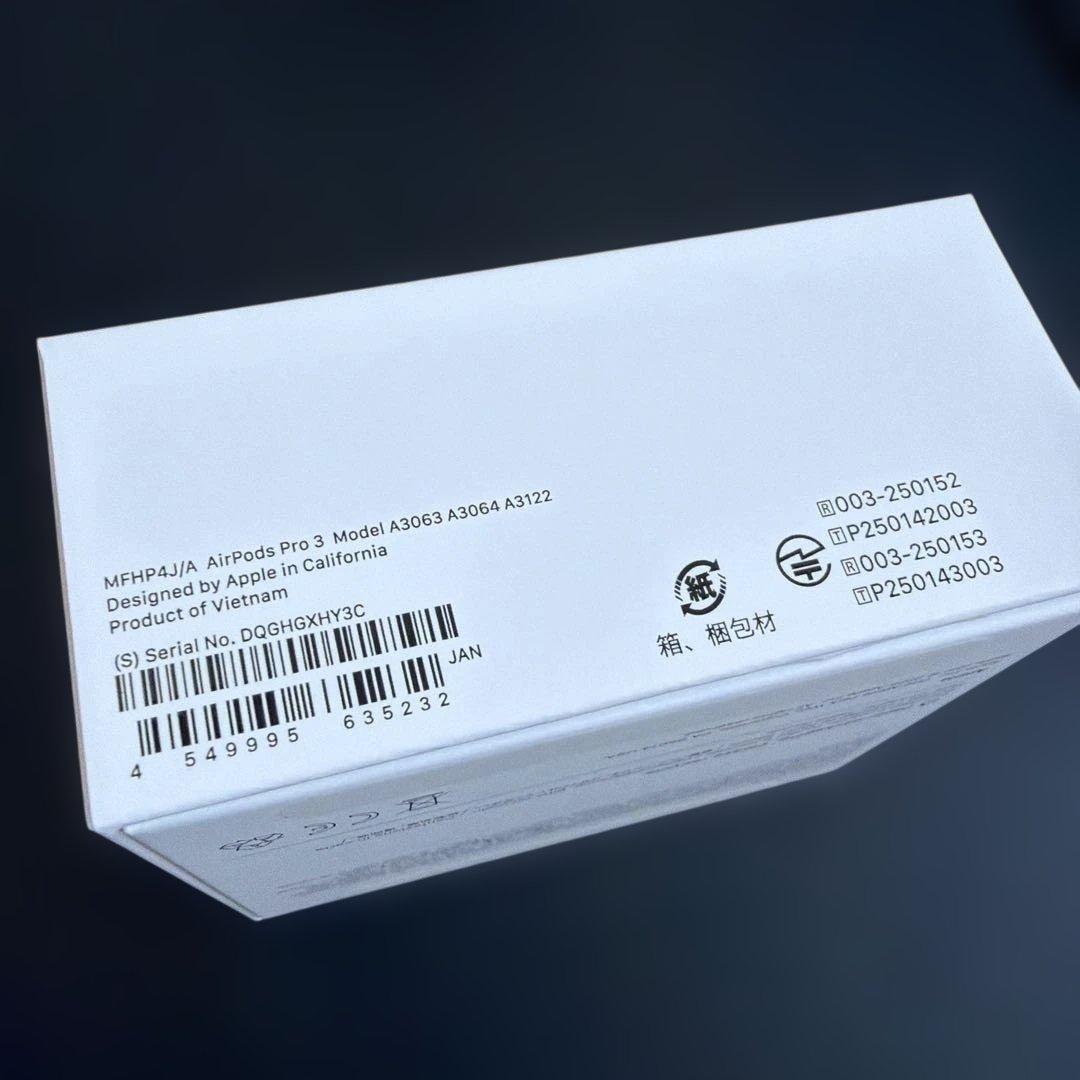 Apple AirPods3（充電器本体+左耳イヤホン+付属品）