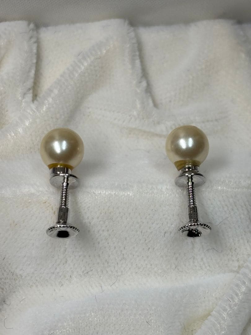 本真珠 パールネックレス イヤリング silver刻印 フォーマル アクセサリー