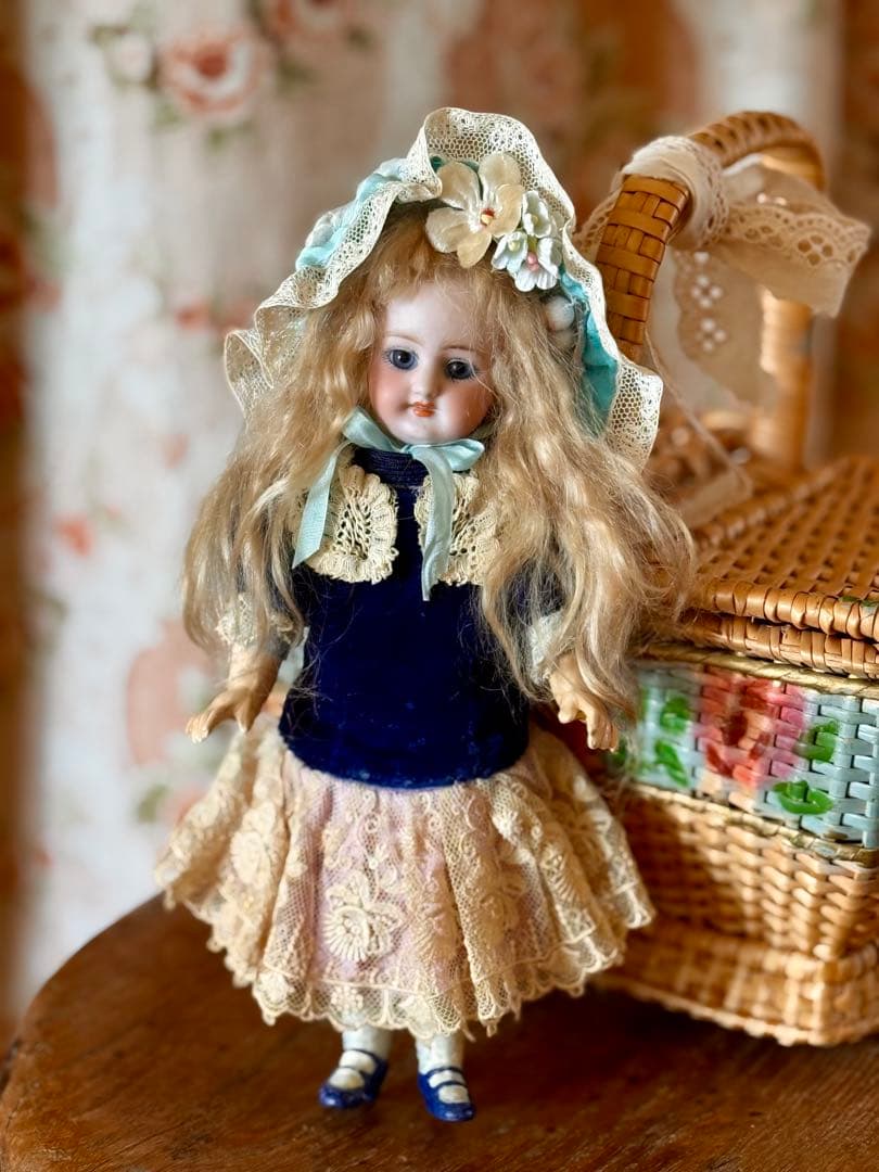 アンティーク　＊シモンハルビック＊　1号　21cm ドール　ミニョネット　ドール