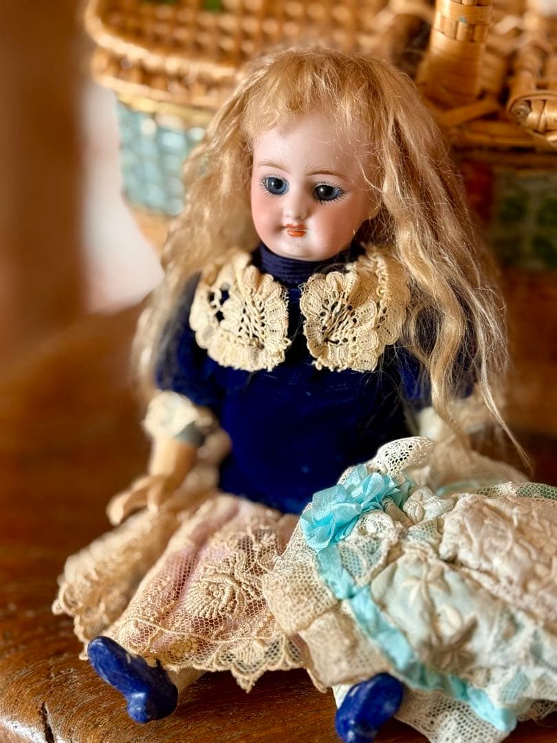 アンティーク　＊シモンハルビック＊　1号　21cm ドール　ミニョネット　ドール