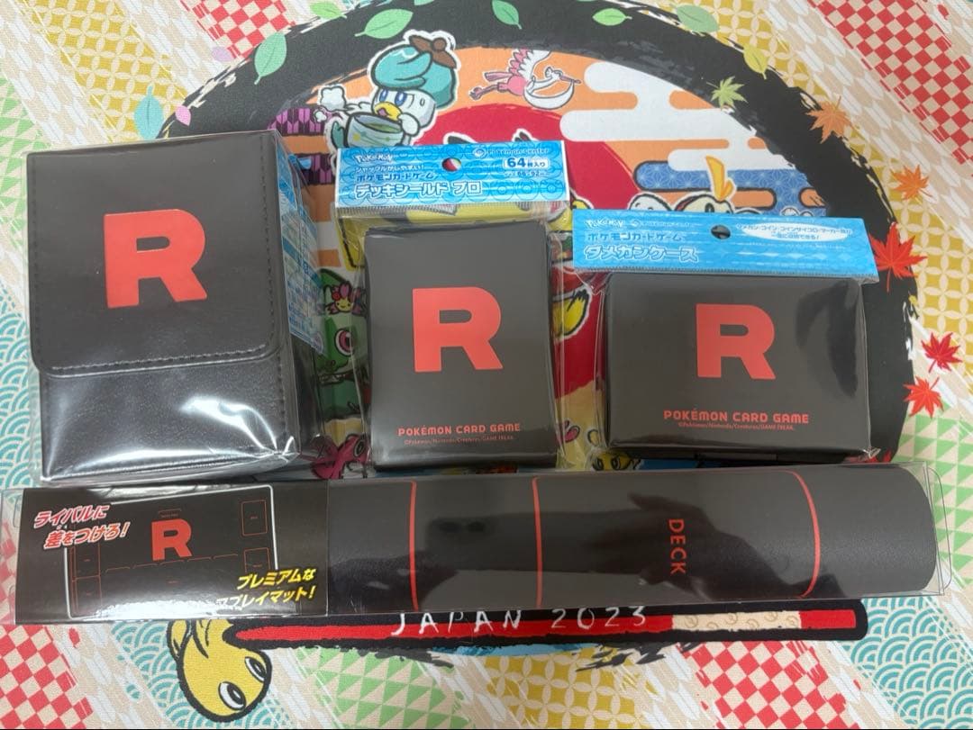 ポケモンカード　ポケカ　ロケット団の栄光　サプライ　デッキケース　デッキシールド