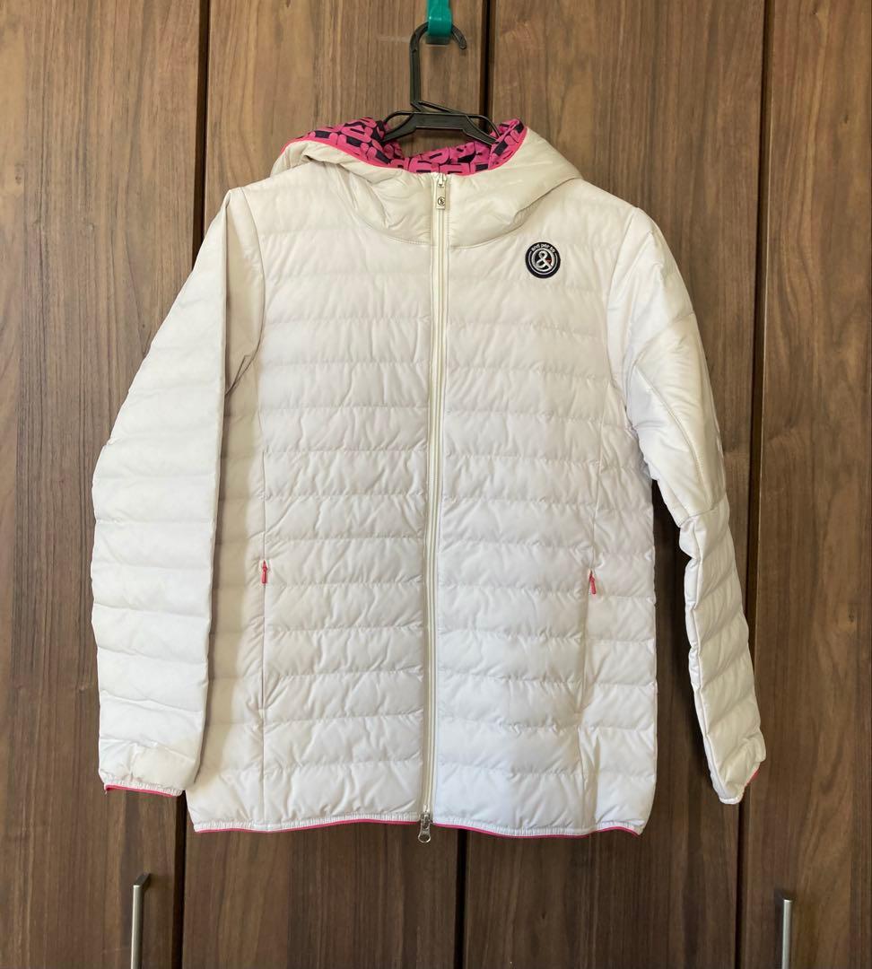 美品　and per se アンパスィ　レディース　フード付き中綿ジャケット