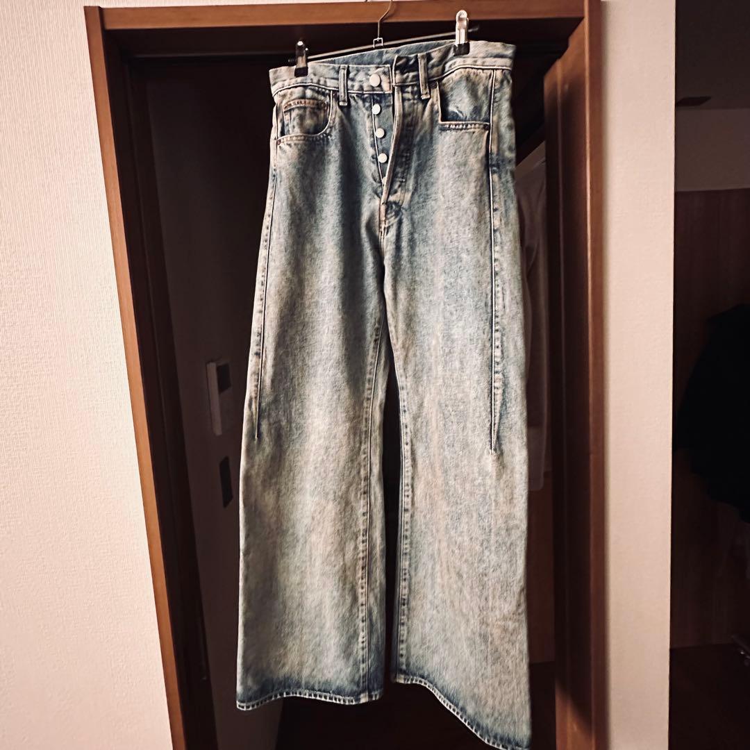 【ssstein】DEFORMED FLARE VINTAGE DENIM